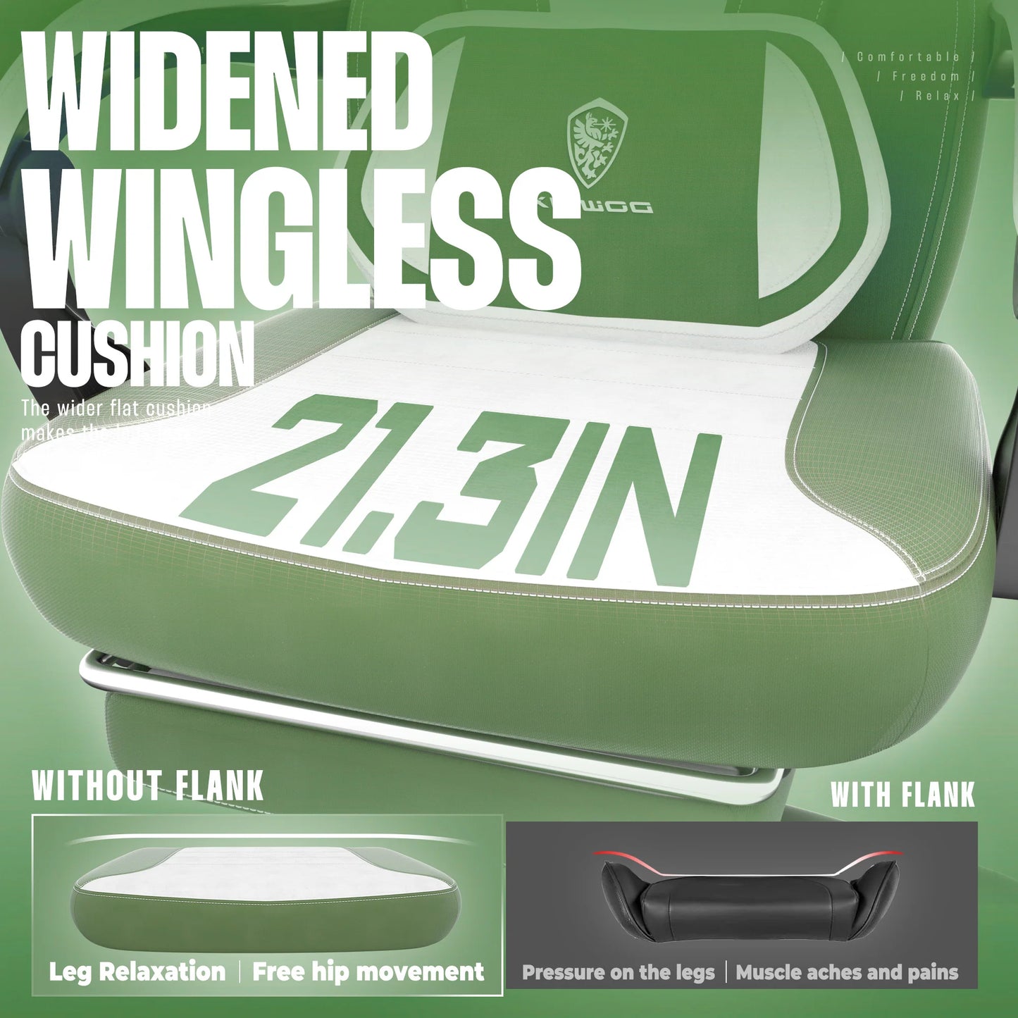 Dowinx Big and Tall Gaming Chair with Footrest for Adults - Antland Marketplace