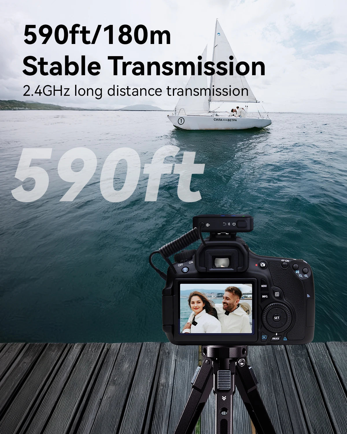 Vernee V3 Wireless Microphone – 180m Range Noise Cancellation - Antland Marketplace