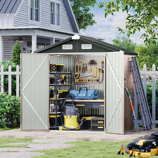 Hign Concerned Metal Storage Shed Galvanised Steel Lockable