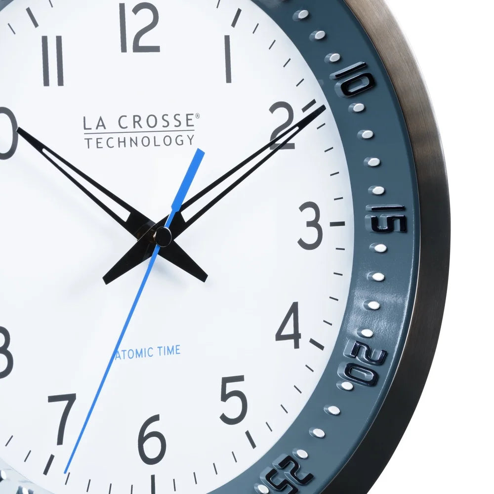 Atomic Analog Clock with Carbon Fiber and Steel Design - Antland Marketplace