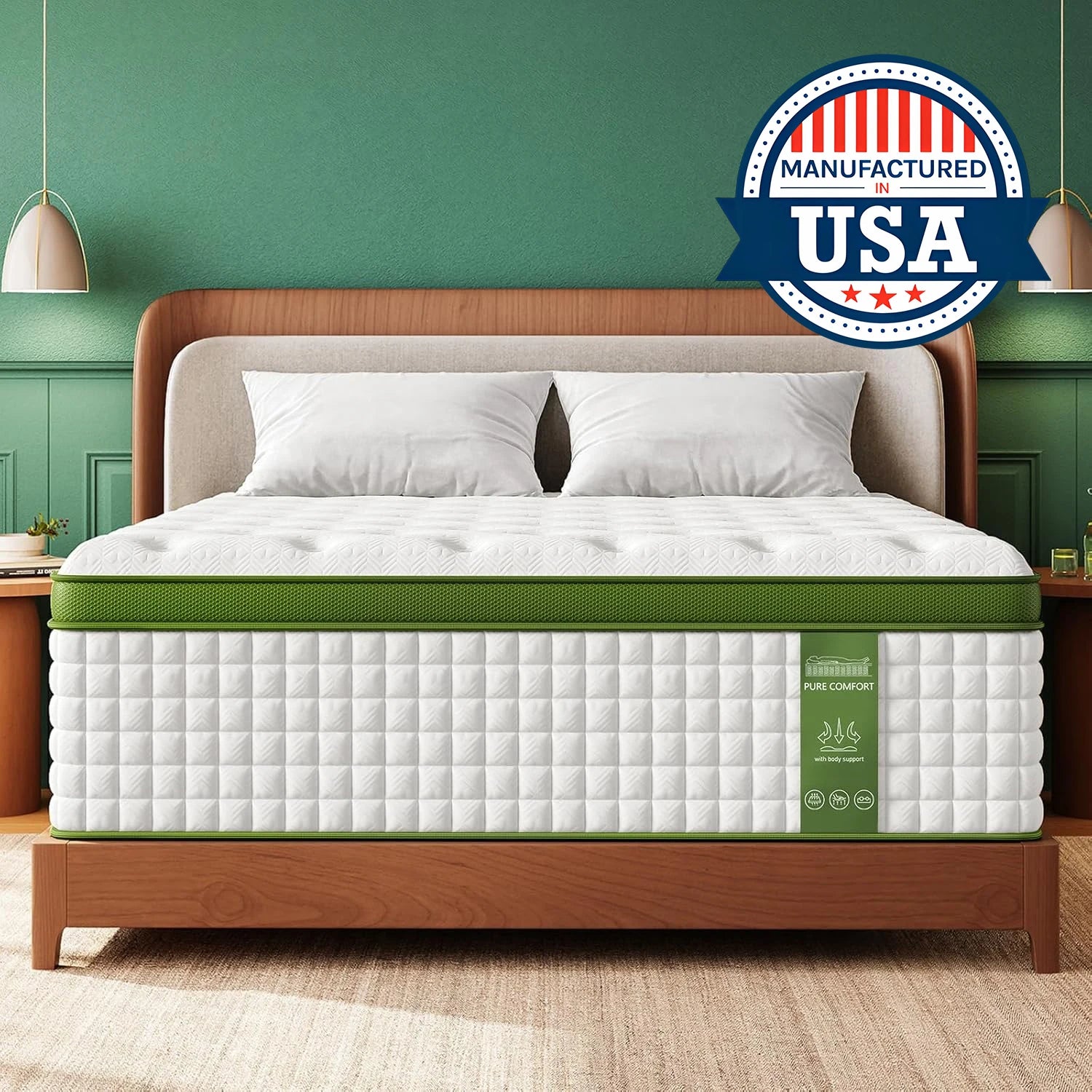 BedStory Hybrid Mattress with Gel Foam and Pocket Springs - Antland Marketplace