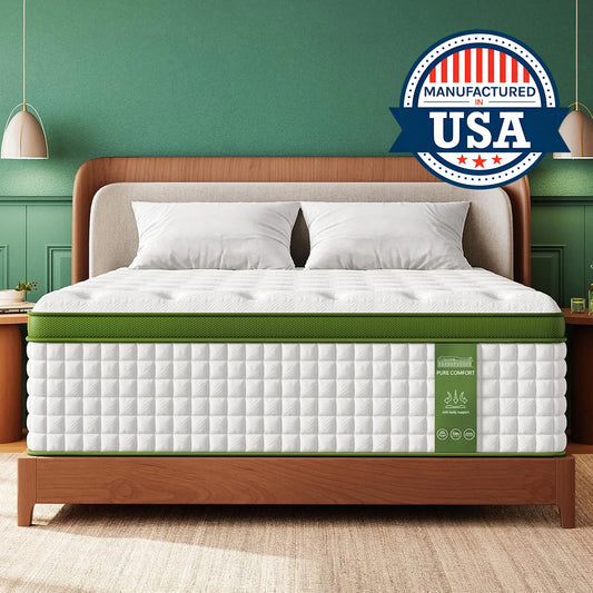 BedStory Hybrid Mattress with Gel Foam and Pocket Springs - Antland Marketplace
