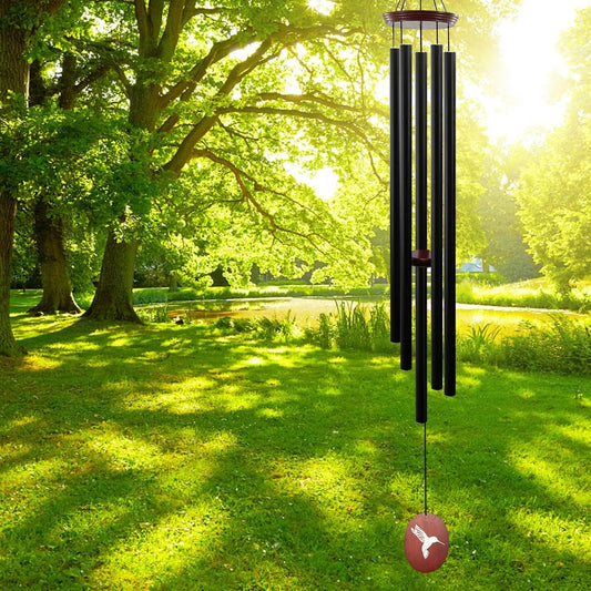 60 Inch Large Wind Chimes Outdoor Deep Tone 5 Tuned Tubes