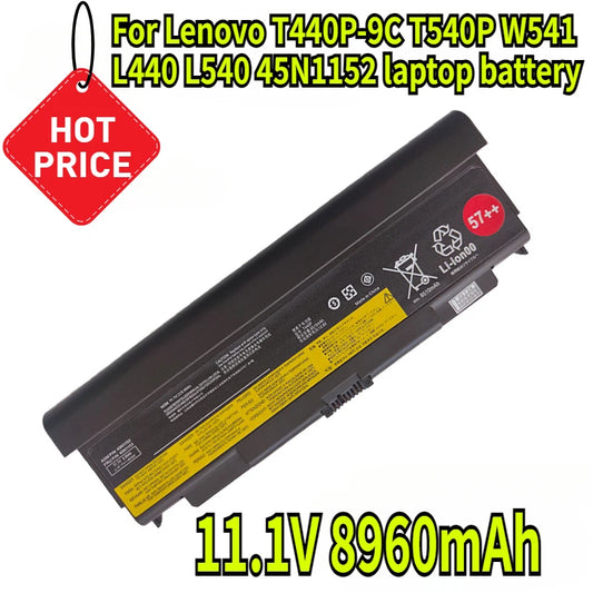 Lenovo 11.1V 8960mAh Laptop Battery 9 Cell T440P T540P