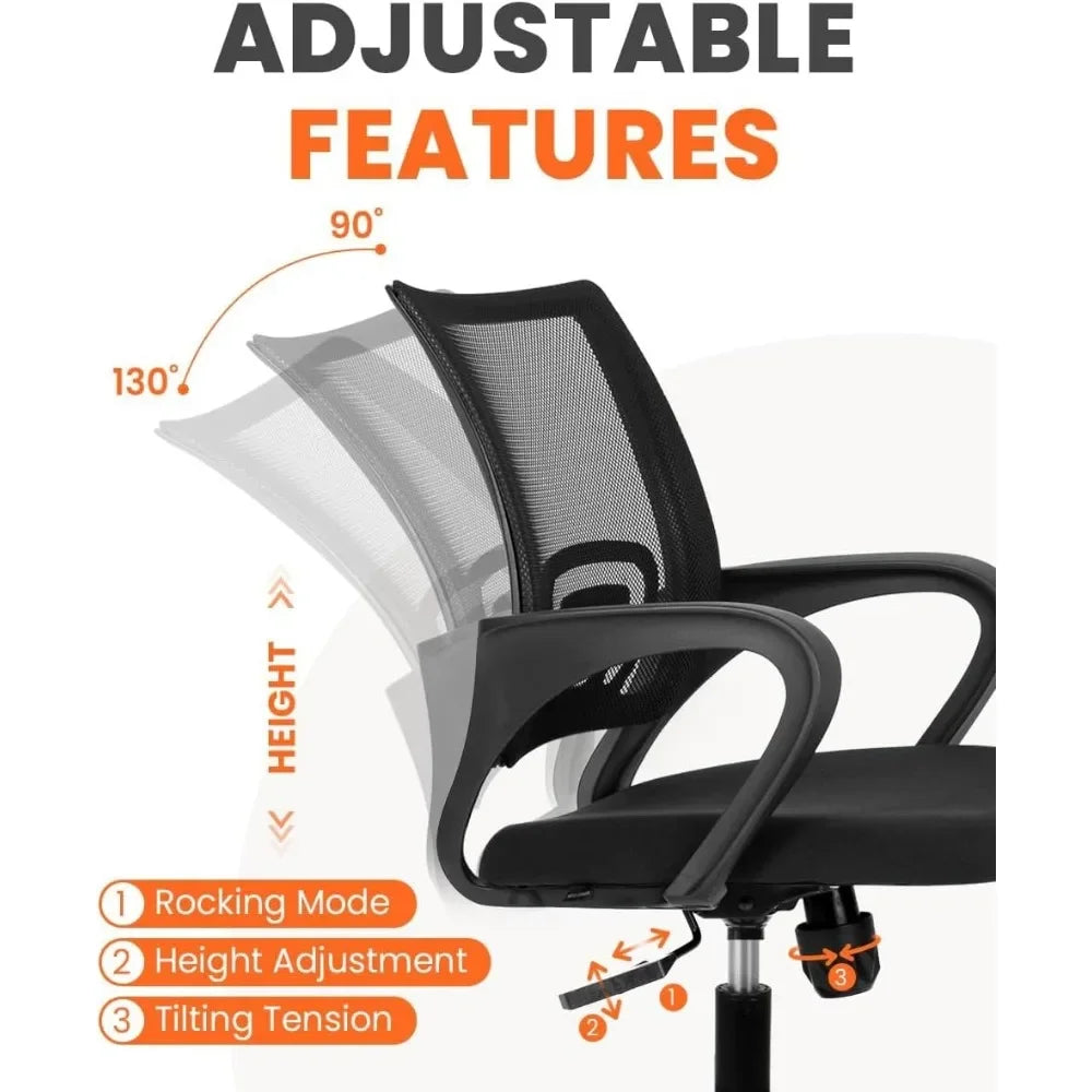Ergonomic Mesh Office Chair with Lumbar Support and Comfort - Antland Marketplace
