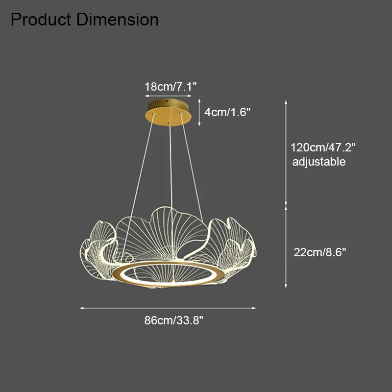 Modern Dimmable Chandelier Pendant Light for Bedroom Decor - Antland Marketplace