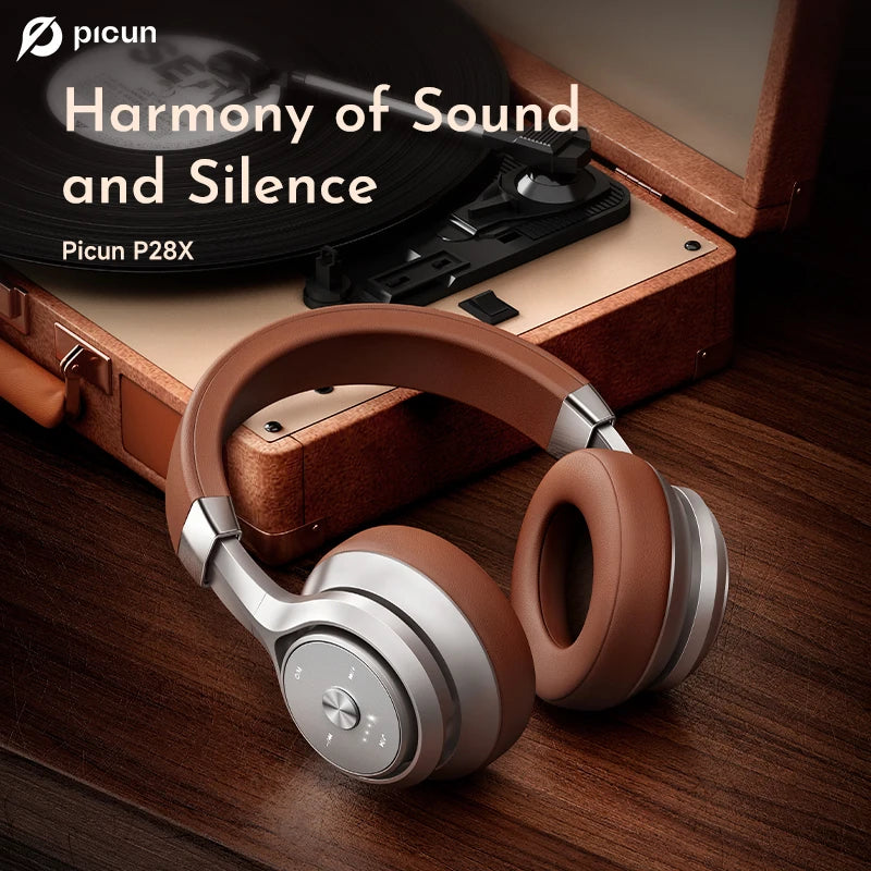 Picun P28X Wireless Headphones with Noise Reduction and Bass - Antland Marketplace