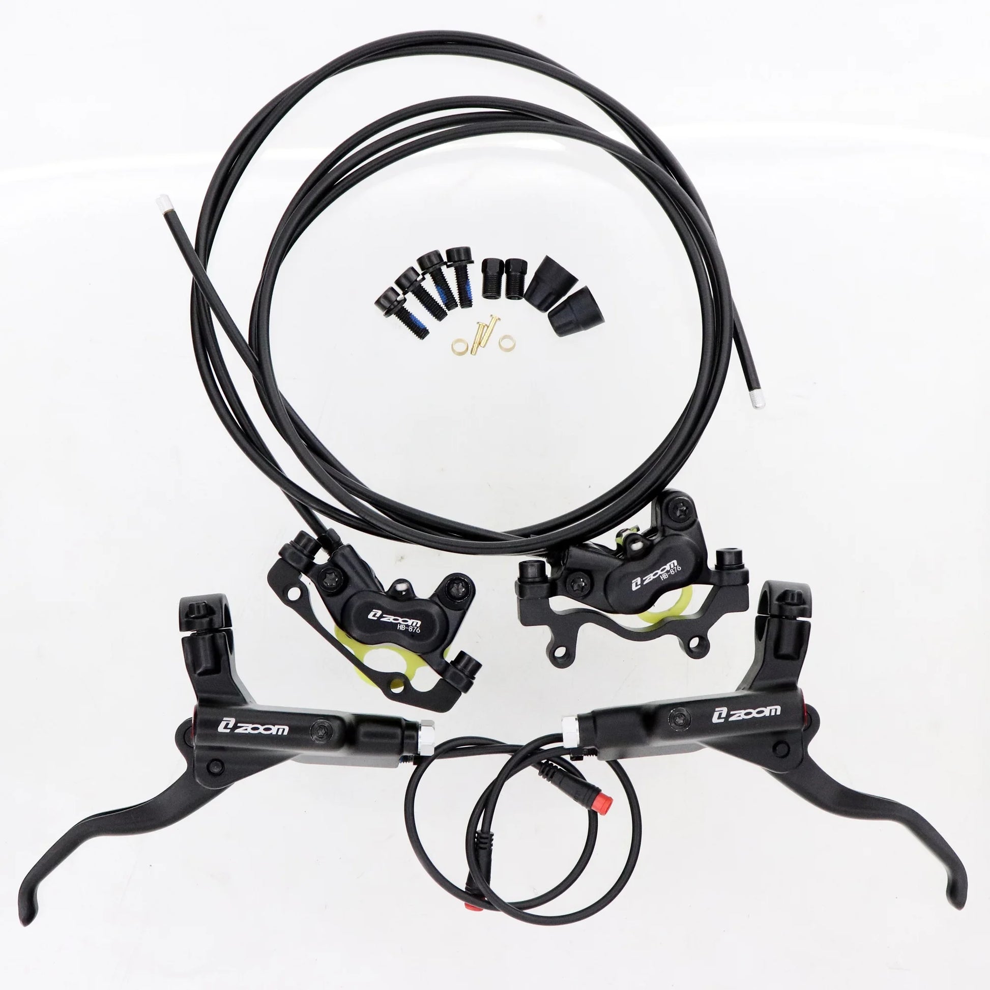 Zoom HB-876E E-Bike Hydraulic Disc Brake Set for Scooters - Antland Marketplace