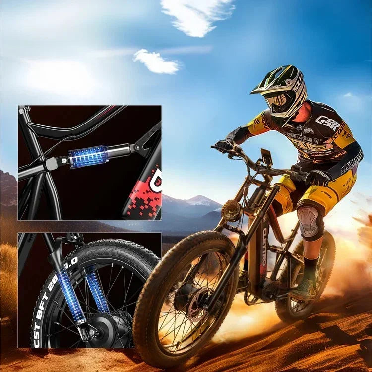 2025 3000W 52V Mountain Ebike All Terrain Electric Bike - Antland Marketplace