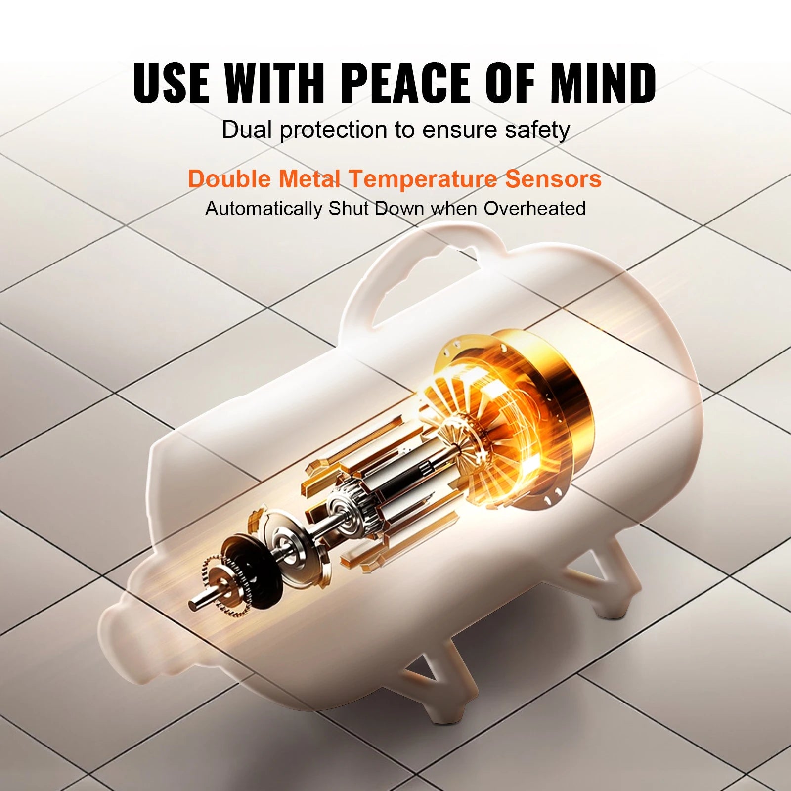 VEVOR 2000W Dog Blow Dryer with Adjustable Speed and Nozzles - Antland Marketplace