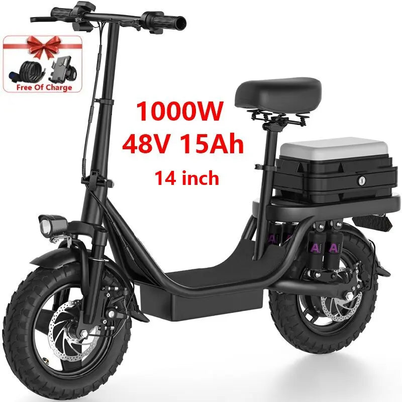 2000W City Electric Scooter 60 Mile Range Free Shipping