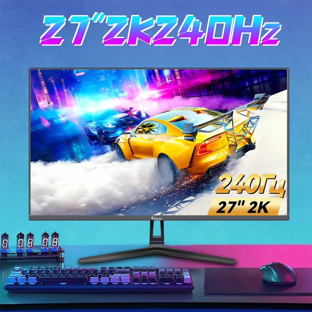 Tiansu 27 Inch 2560x1440 IPS Gaming Monitor 144Hz 1ms HDMI