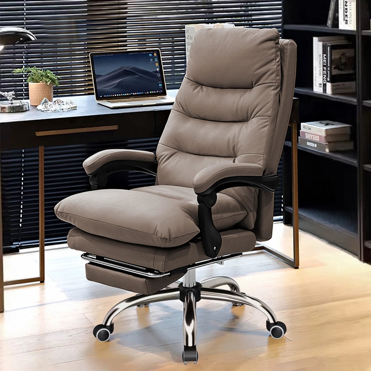 Comfortable High Back Executive Office Chair with Footrest - Antland Marketplace