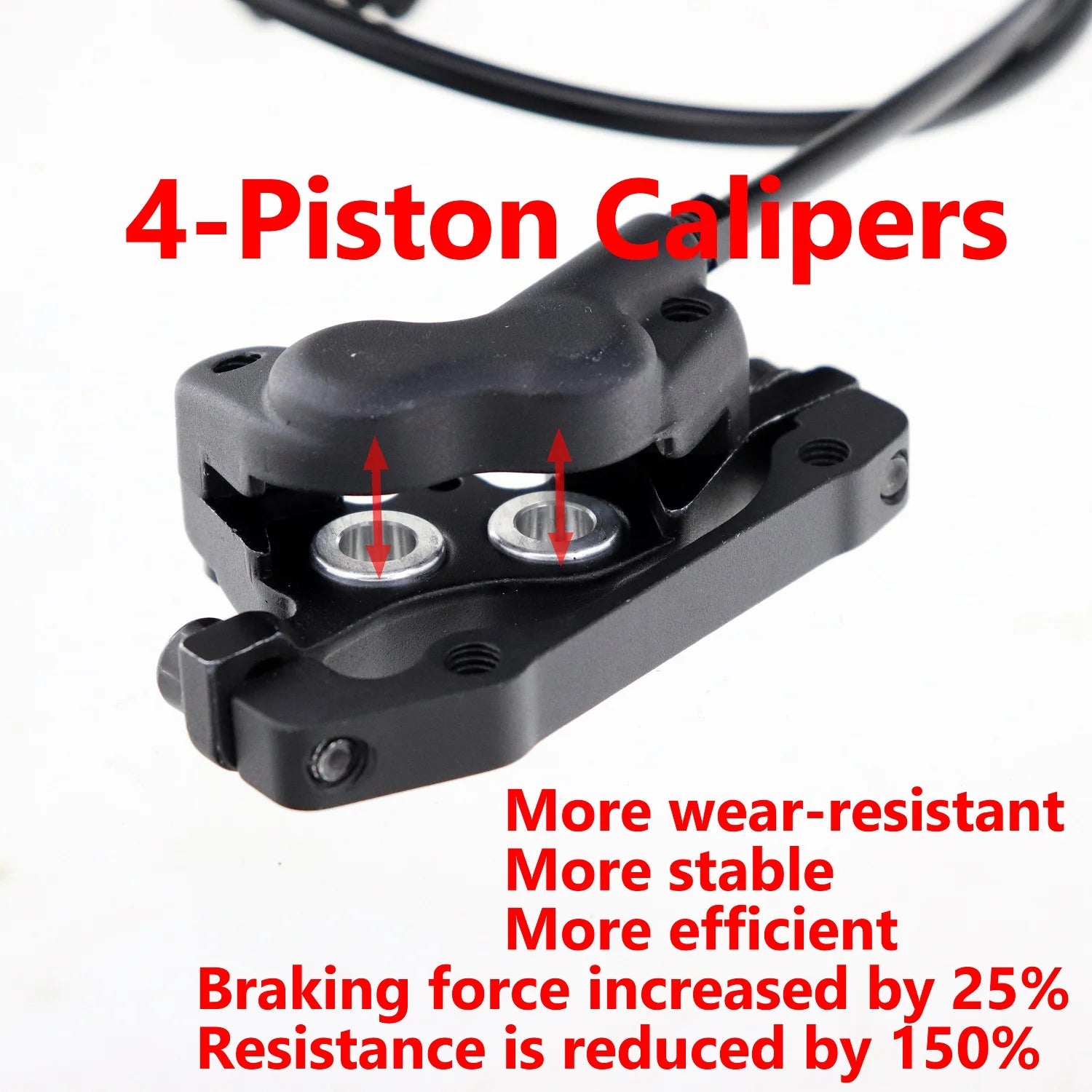 Zoom HB-876E E-Bike Hydraulic Disc Brake Set for Scooters - Antland Marketplace