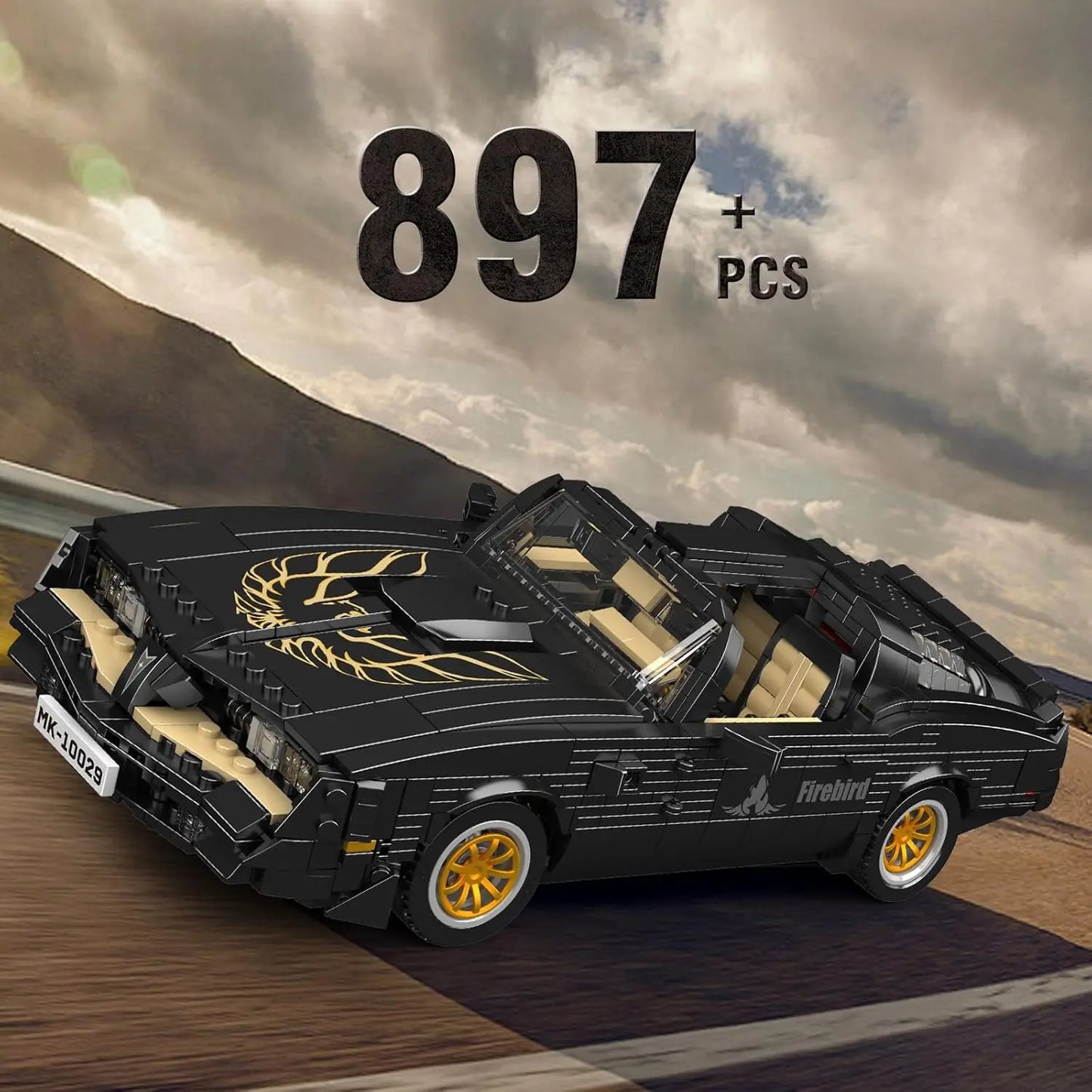 Mould King 10029 Firebird Retro American Sports Car Set