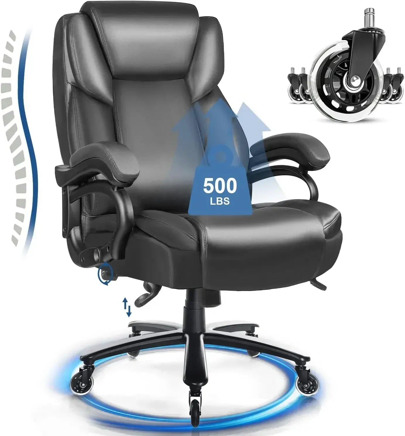 Heavy Duty Office Chair for Big and Tall Comfort - Antland Marketplace