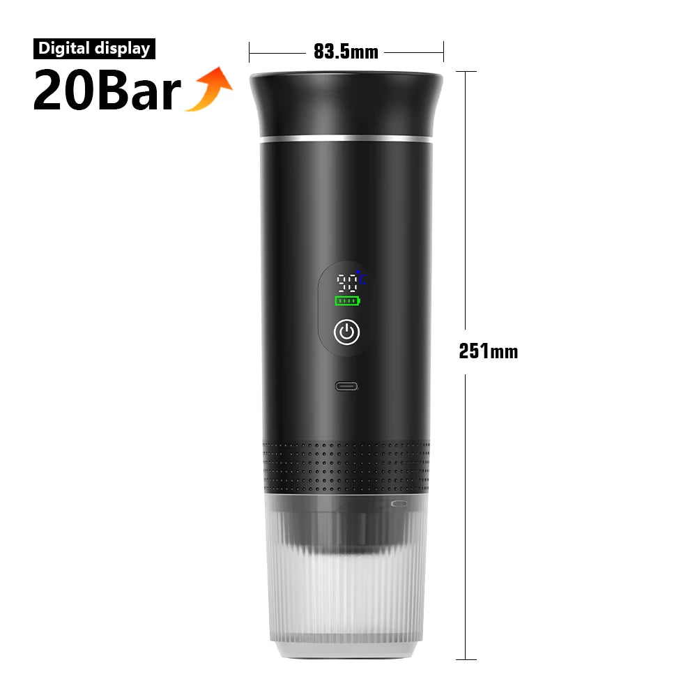 Wireless Portable Espresso Coffee Maker for Car and Home - Antland Marketplace