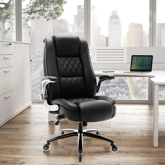 High Back Executive Office Chair with Adjustable Lumbar Support - Antland Marketplace