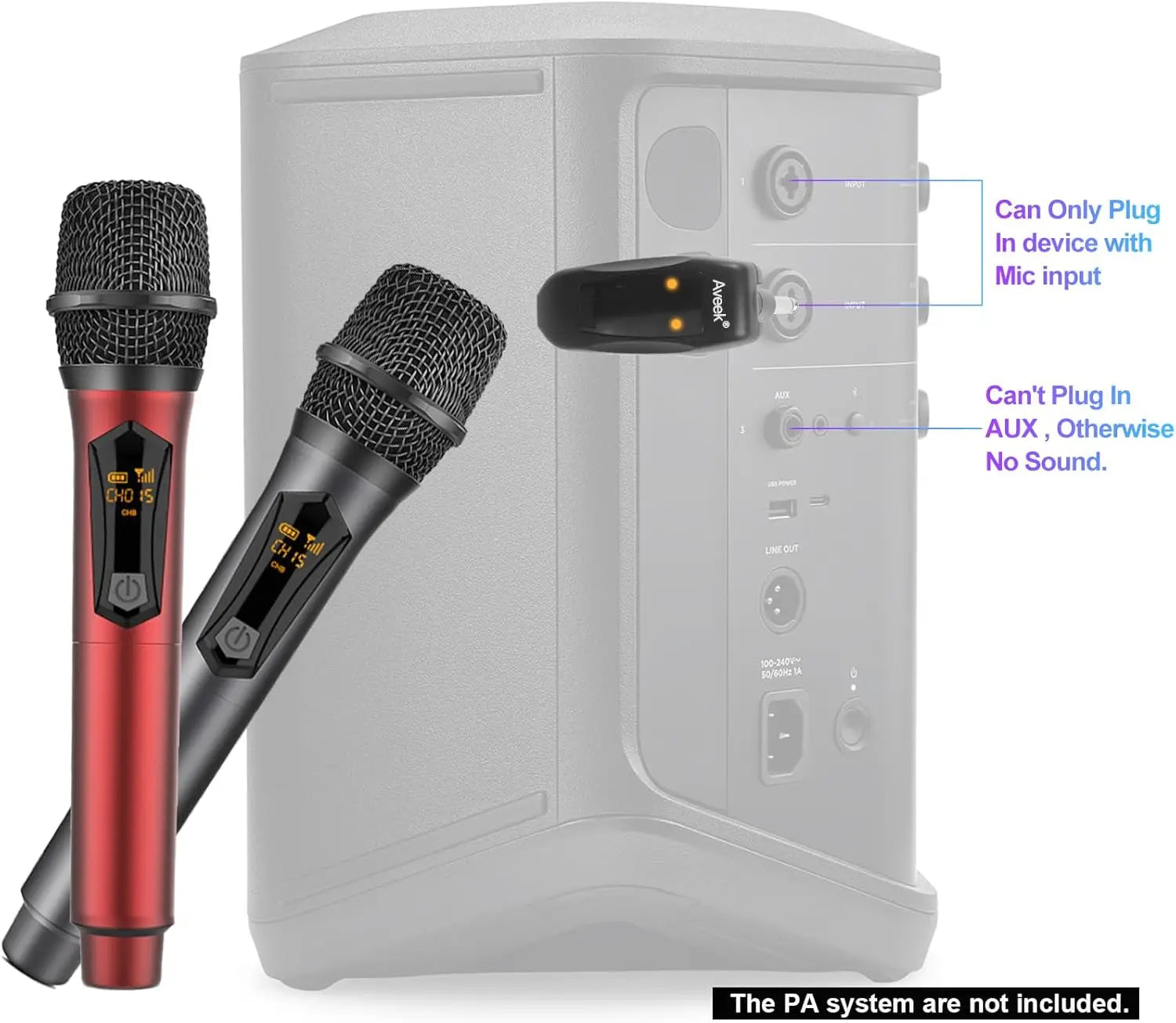 Aveek Wireless Karaoke Microphone Set for Parties 2 Packs - Antland Marketplace