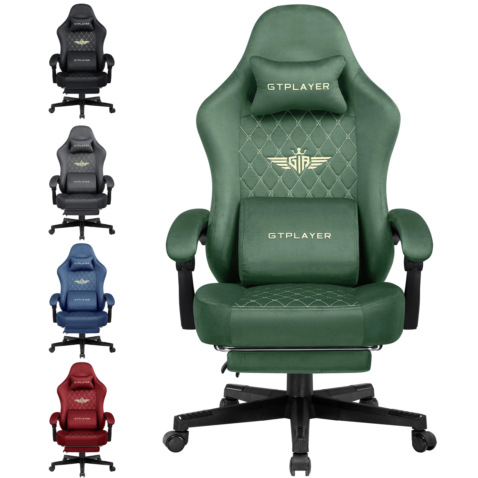 Ergonomic GTPLAYER Gaming Chair with Pocket Spring Cushion - Antland Marketplace
