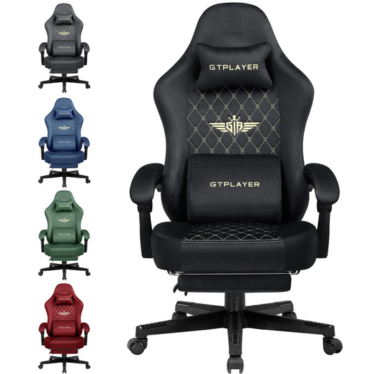 Ergonomic GTPLAYER Gaming Chair with Pocket Spring Cushion - Antland Marketplace