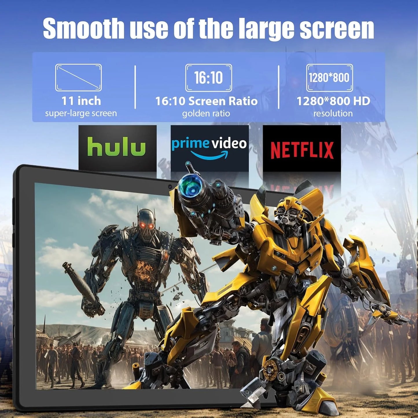 BestSki 11 Inch Android Tablet 14GB RAM 64GB Storage