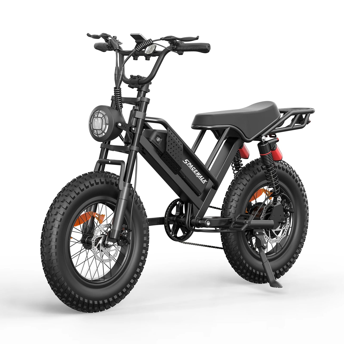 Spacewalk Mountain Electric Bike 750W Peak Motor 20 Inch Fat Tire Battery