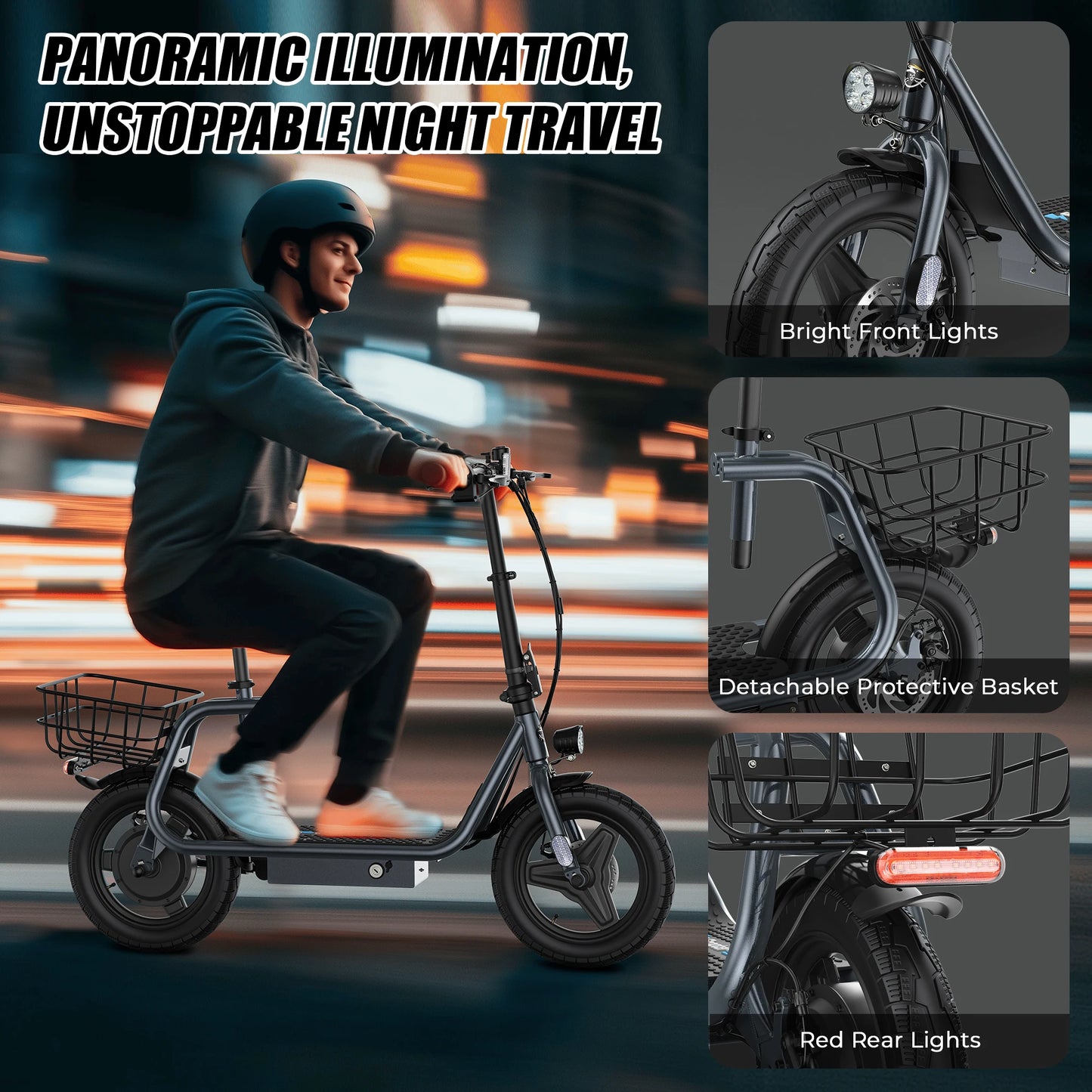 Varun P7 750W Foldable Electric Scooter 48V City Escooter