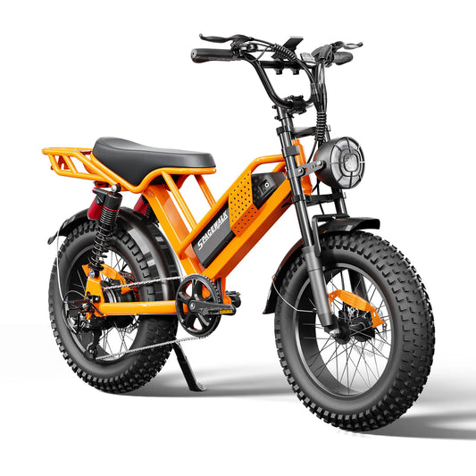 EILLEO M7 Teens Electric Bike 20 Inch 750W Peak Motor 48V Removable Battery