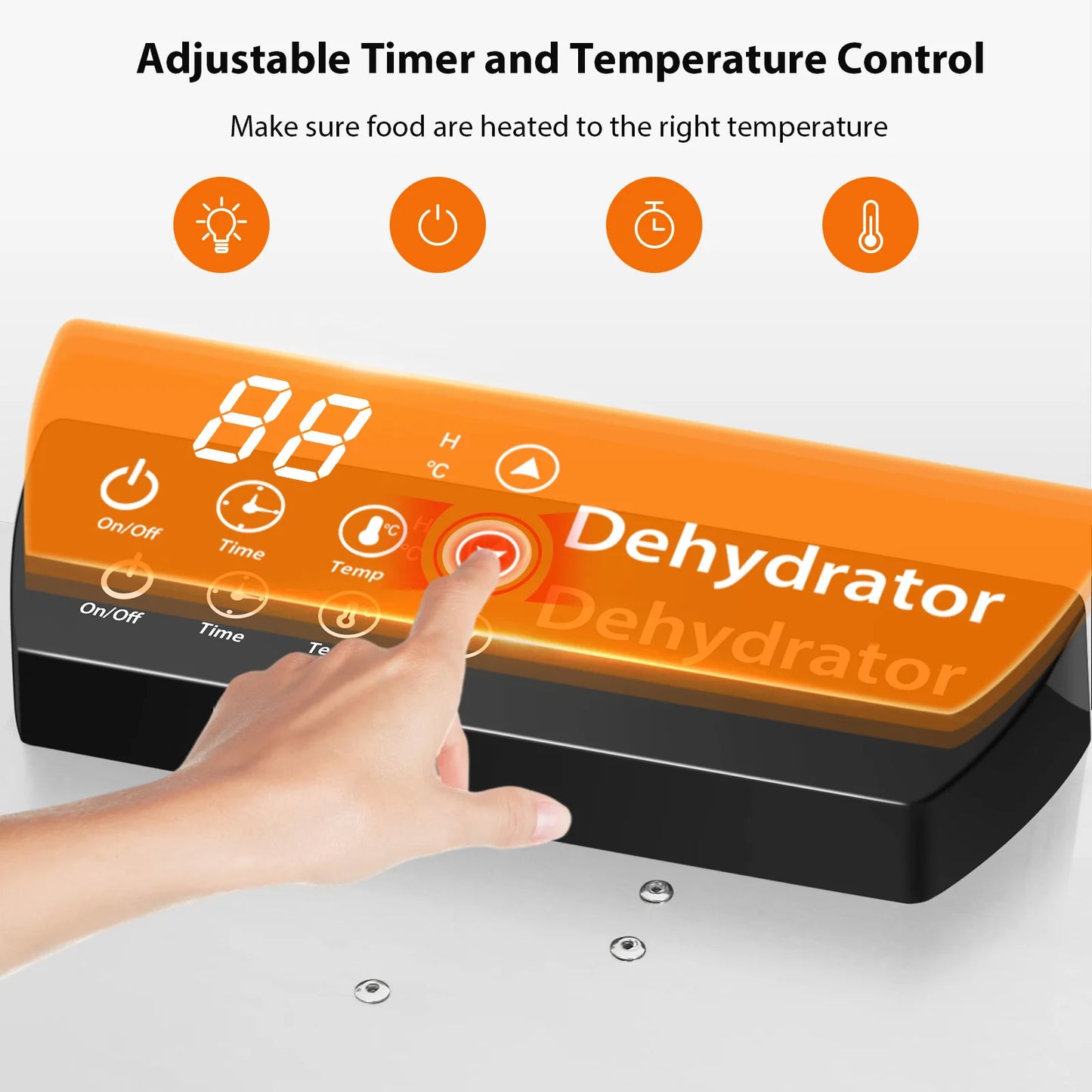 Commercial Stainless Steel Food Dehydrator 20 Tray 110V