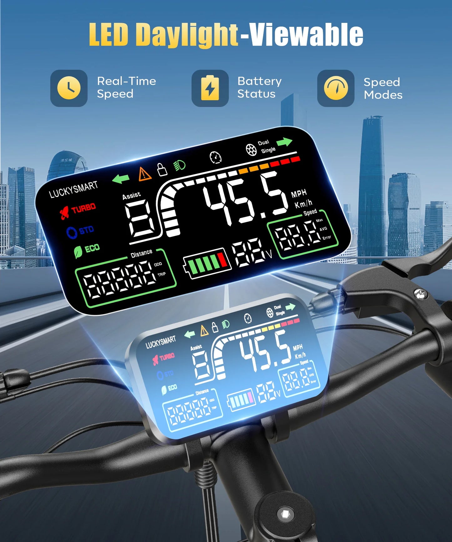 H14 900W Electric Scooter For Adults Foldable IPX5 22 MPH 22 Miles Range