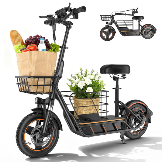H14 900W Electric Scooter For Adults Foldable IPX5 22 MPH 22 Miles Range