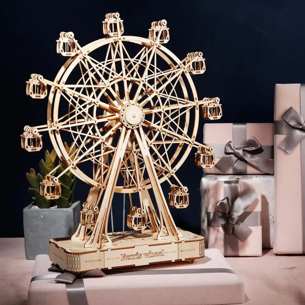Robotime Rolife 3D Ferris Wheel Wooden Model Kit 232 Pieces