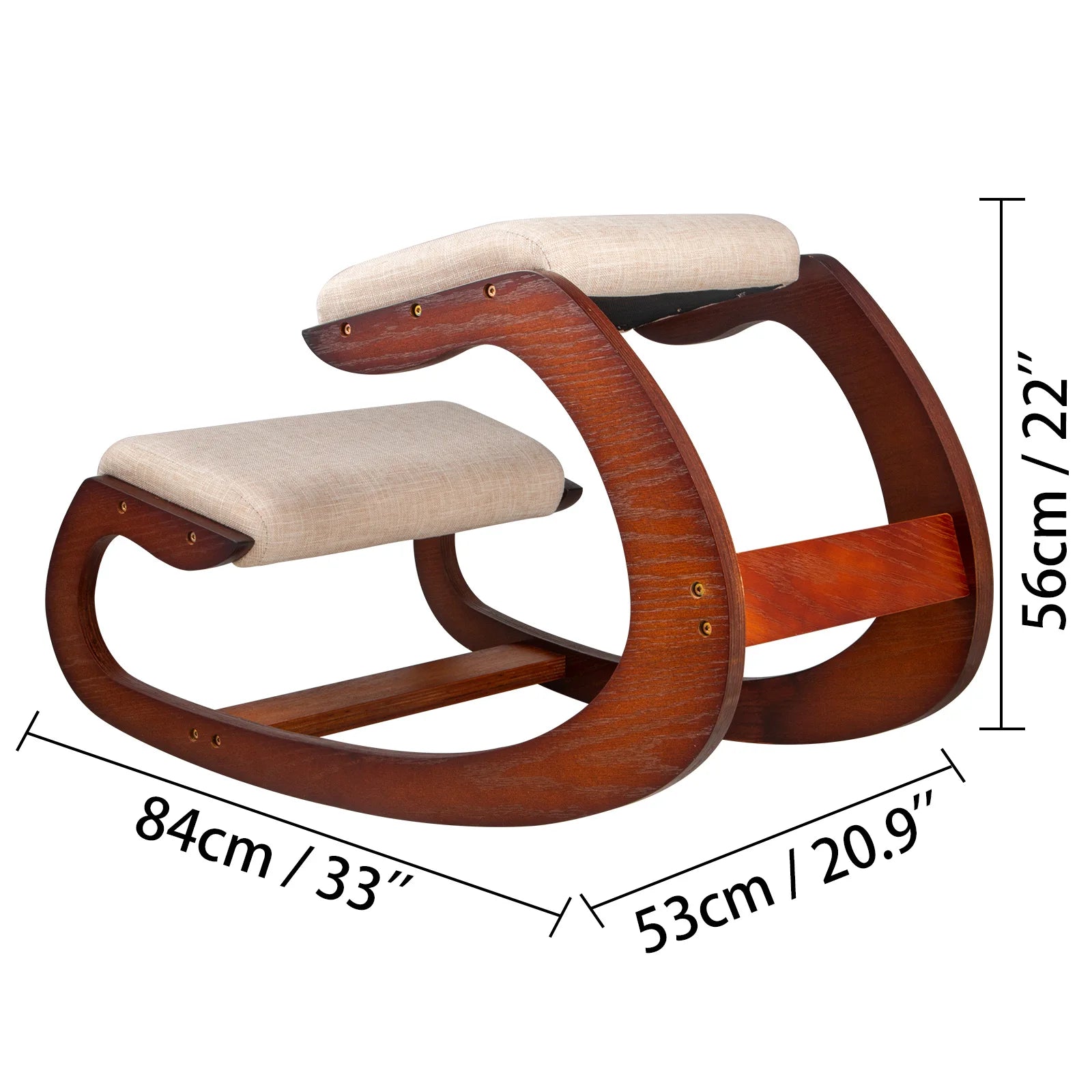 VEVOR Ergonomic Kneeling Chair With Thick Cushion - Antland Marketplace