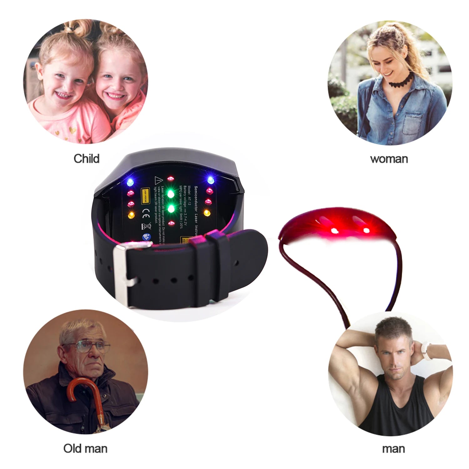 High Tech Laser Therapy Watch for Health and Wellness - Antland Marketplace