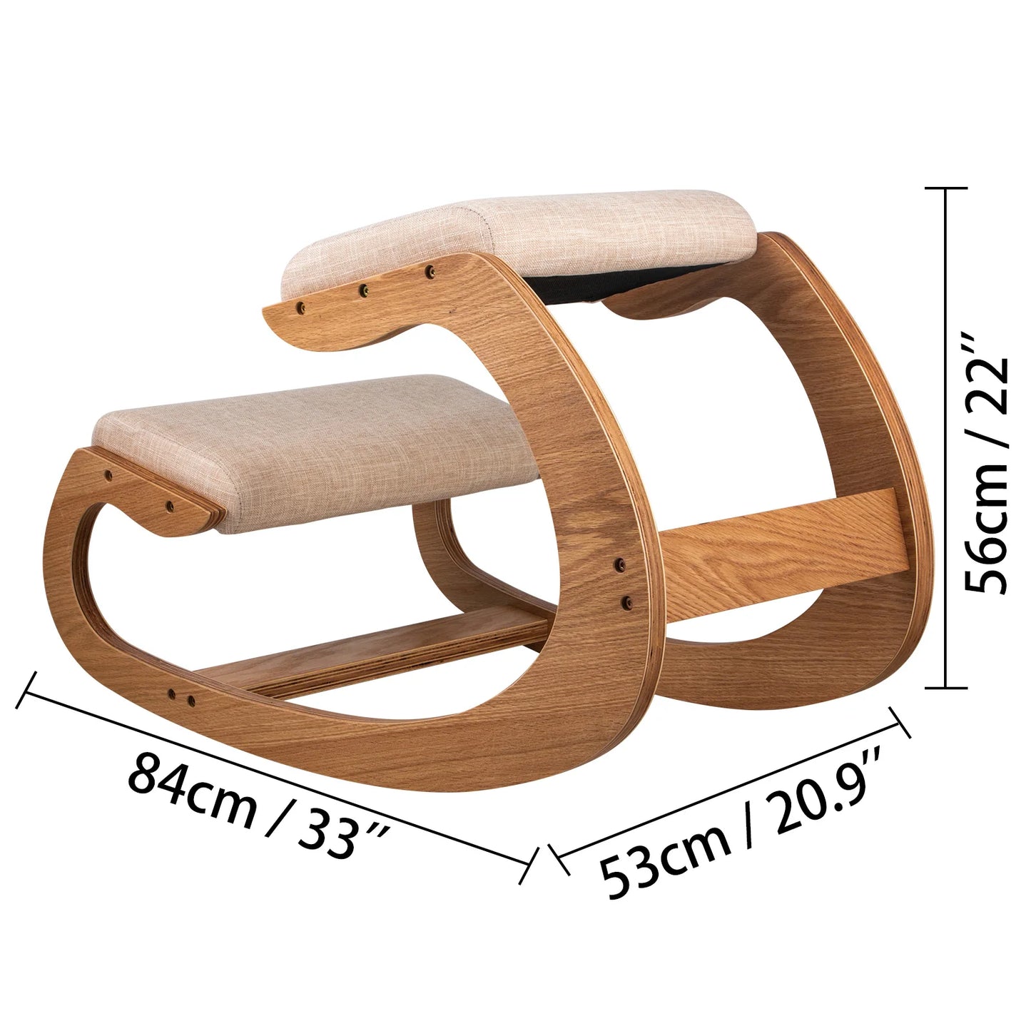 VEVOR Ergonomic Kneeling Chair With Thick Cushion - Antland Marketplace
