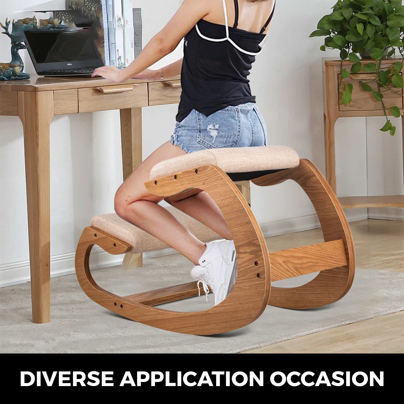VEVOR Ergonomic Kneeling Chair With Thick Cushion - Antland Marketplace