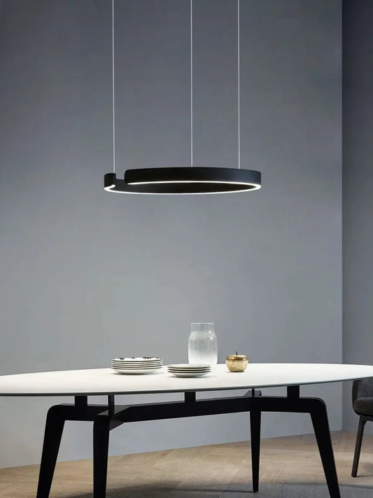 Ceiling chandelier Pendant light Chandeliers for dining room LED Bedroom living room nordic home decor Modern Round ring lamps - Antland Marketplace