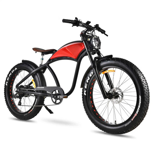 Electric All Terrain Fat Tire Mountain Bike 750W Class 3 Ebike 48V 15Ah