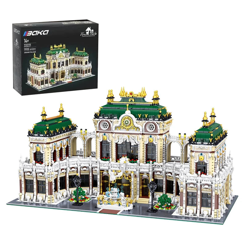 Luxury Palace Building Blocks Street View MOC 11930 PCS Set