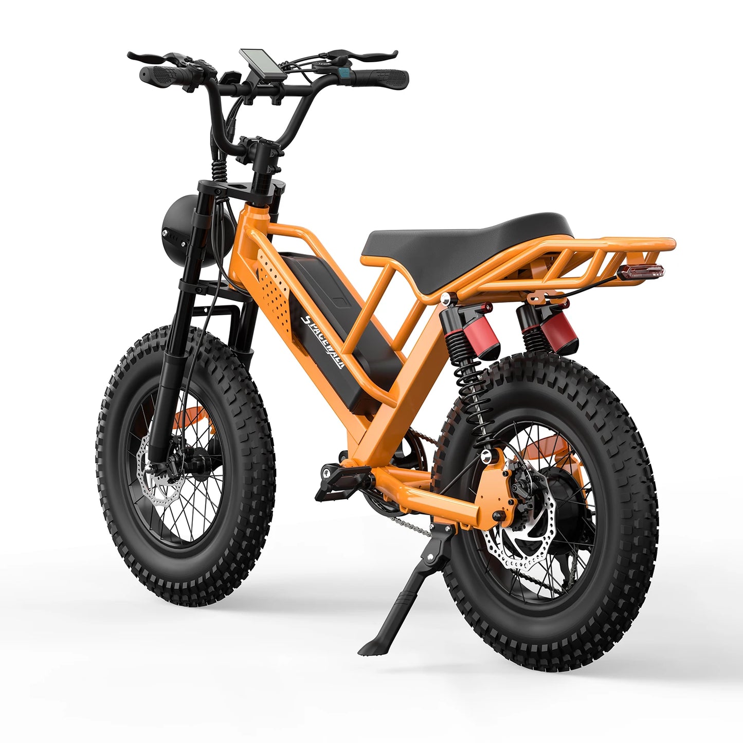 Spacewalk Mountain Electric Bike 750W Peak Motor 20 Inch Fat Tire Battery