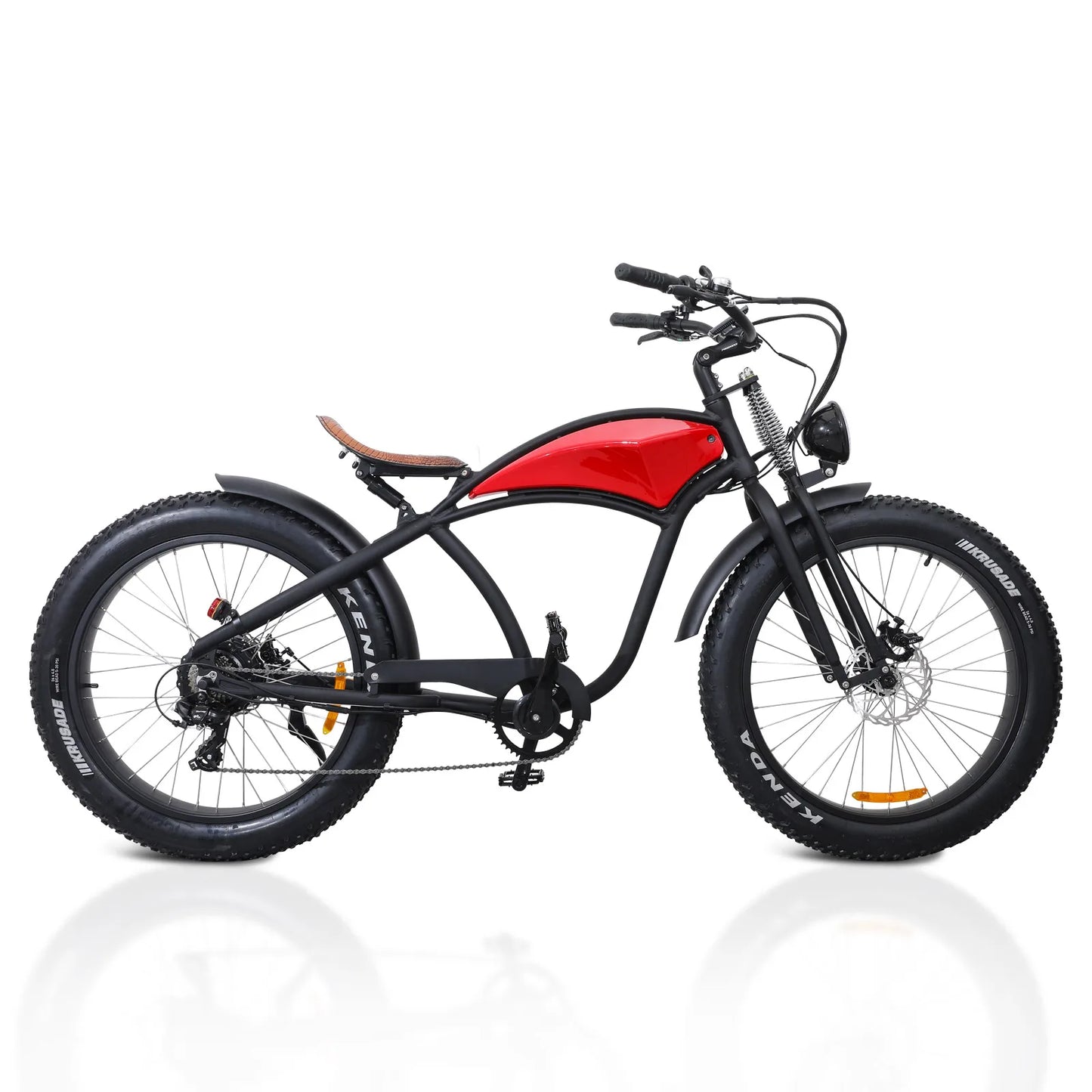 Electric All Terrain Fat Tire Mountain Bike 750W Class 3 Ebike 48V 15Ah