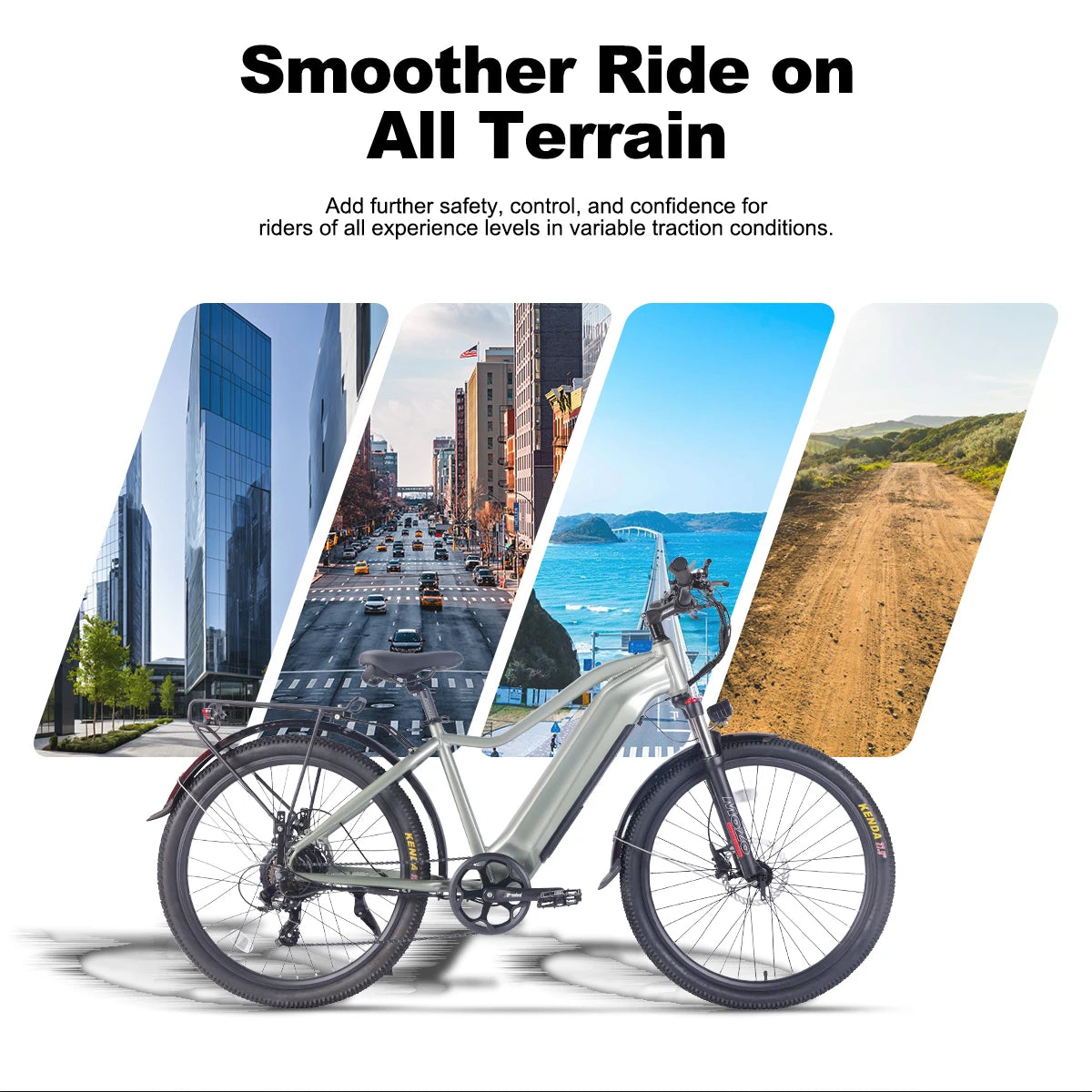 Alwaybike 27 Point 5 Inch Electric Mountain Bike With Hidden Battery 1400W