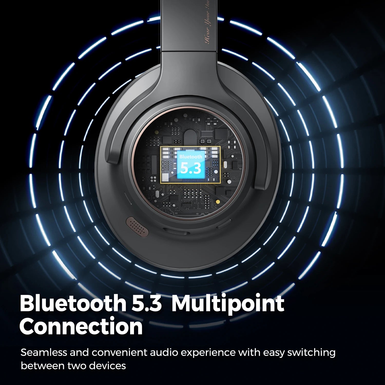 SoundPEATS Space Wireless Headphones with Noise Cancelling - Antland Marketplace