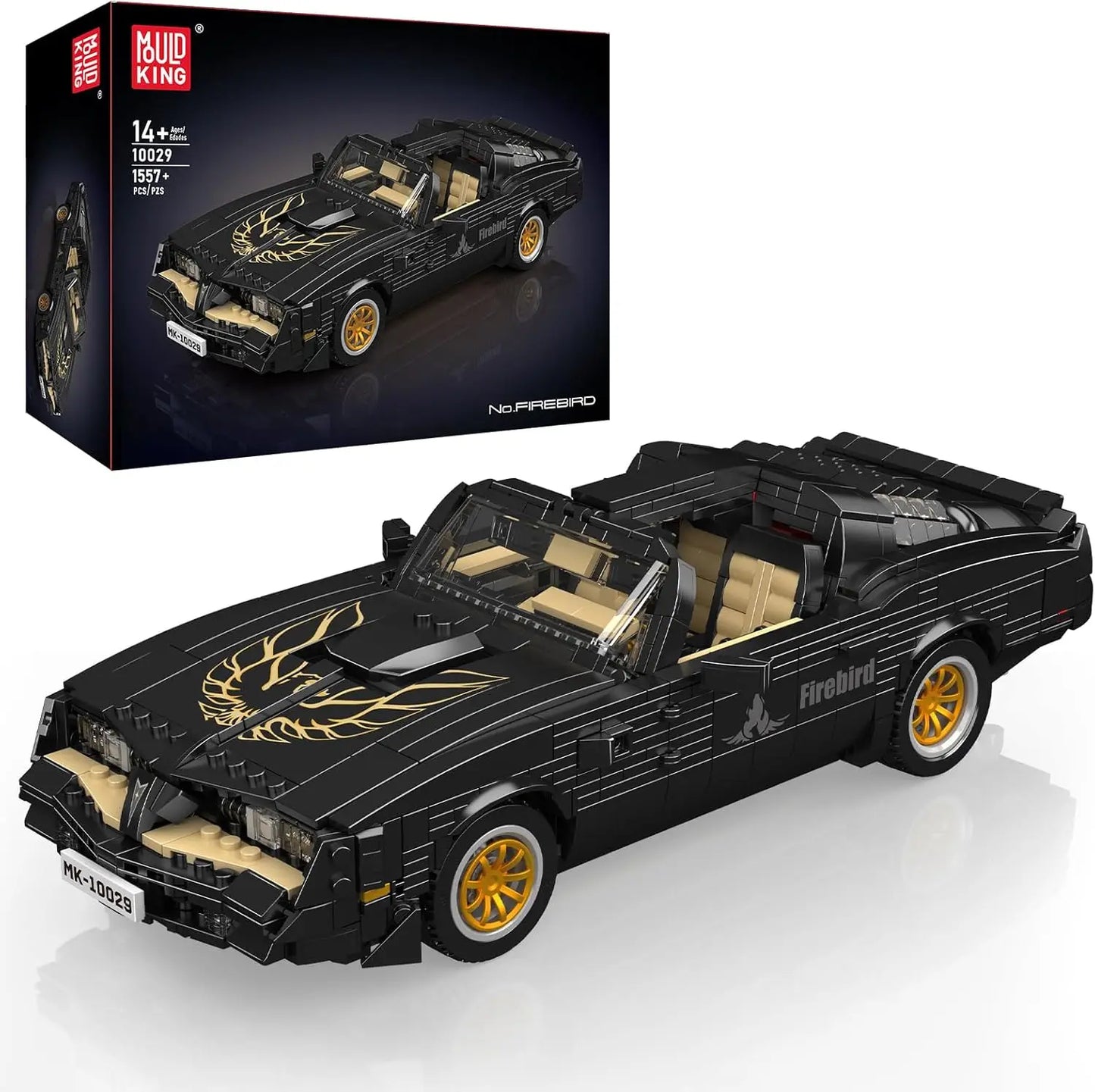 Mould King 10029 Firebird Retro American Sports Car Set