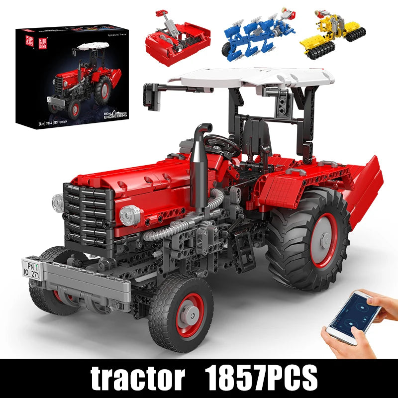 Mould King 17064 RC Motorized Tractor Building Block