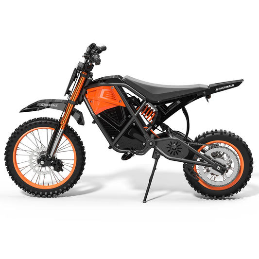 Fat Tire Electric Dirt Bike 3000W Mountain Off Road 48V Mid Drive