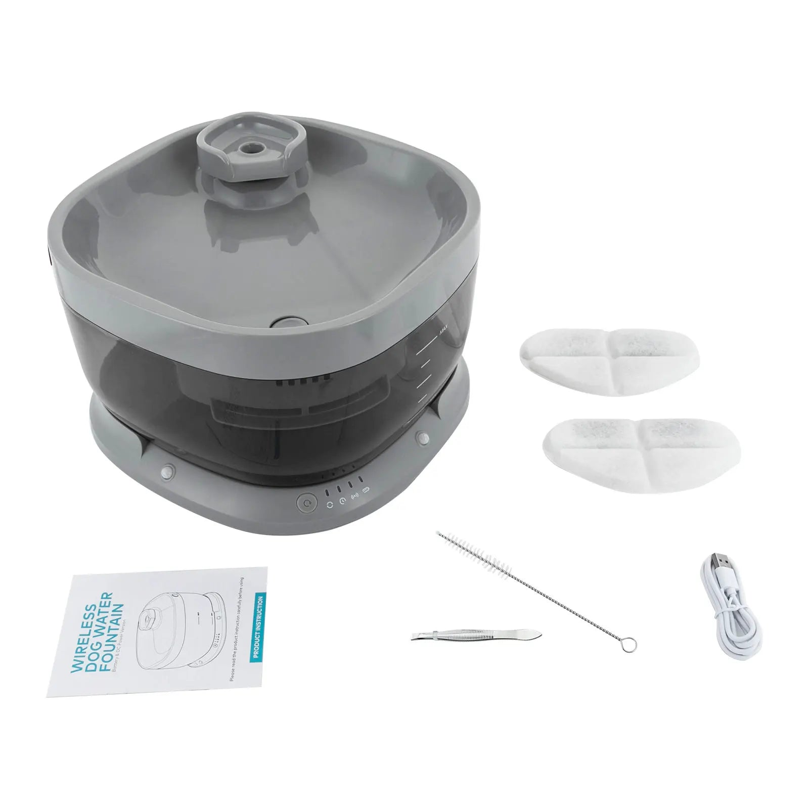 Pet Cat Water Fountain 1.85 Gallon Low Noise Design - Antland Marketplace