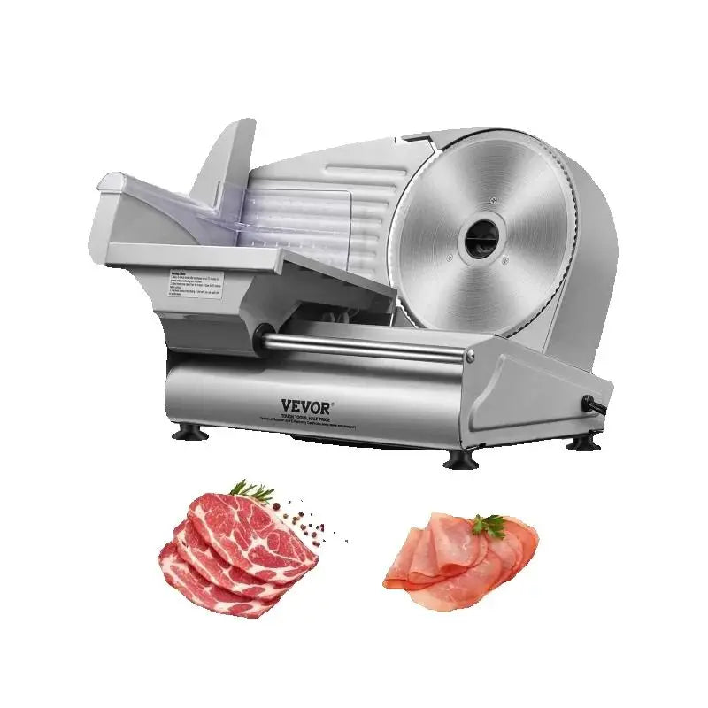 SucceBuy Electric Meat Slicer Deli Cutter SUS420 Stainless