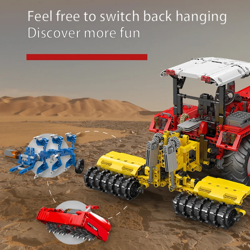 Mould King 17064 RC Motorized Tractor Building Block